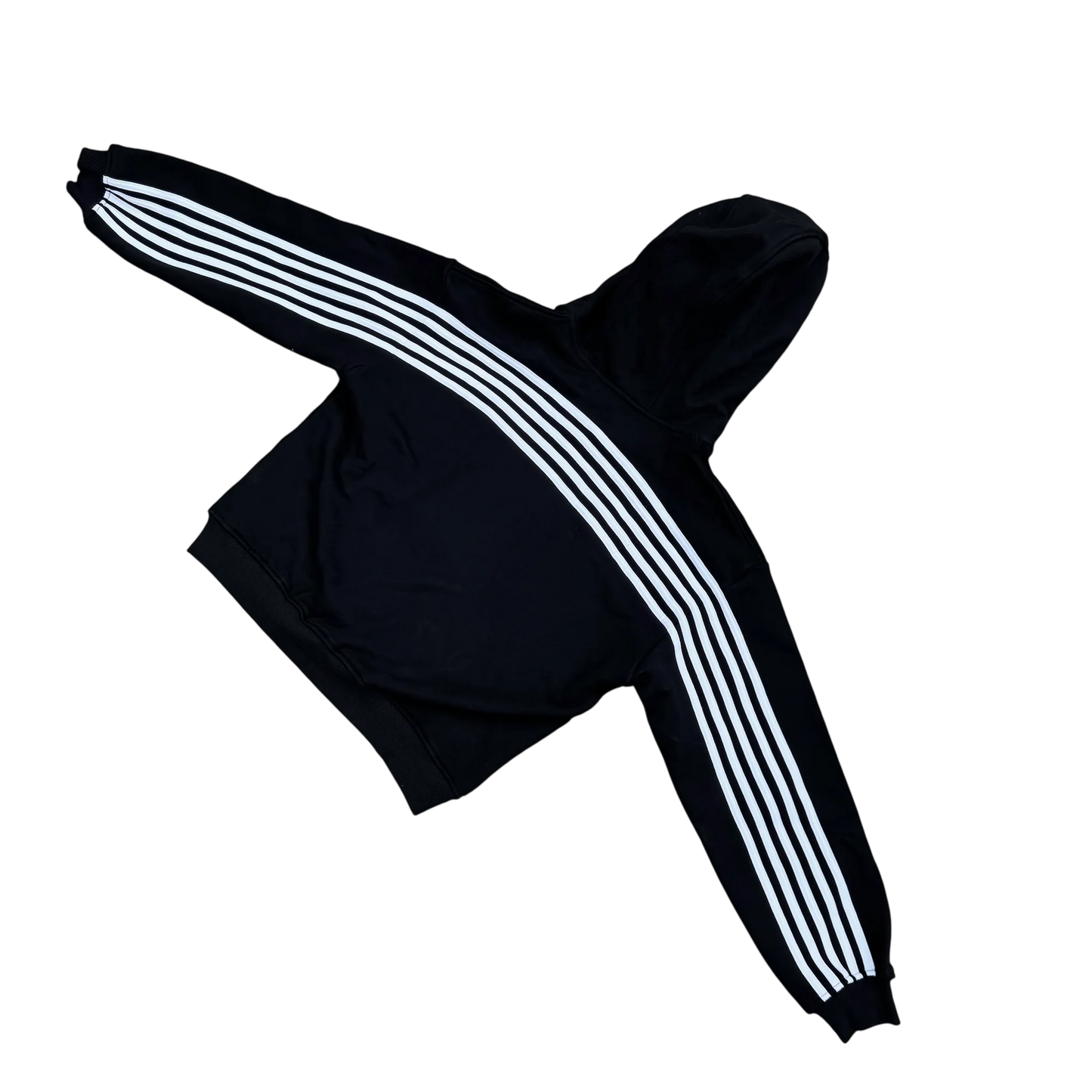 American HCW Retro Striped Zipper Hoodie Y2K Clothes Mens Womens Hip-hop Letter Embroidery Black Oversized Sweatshirt Jacket