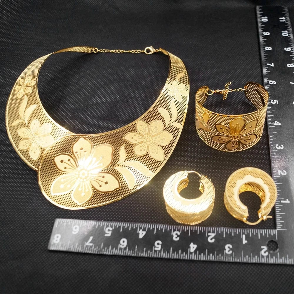 adjustable / 001 Yuliali Fashion Lady Brazilian Silver Big Style Jewelry Set Factory Latest Beautiful Wedding Gift Women's Quality Jewellery Sets