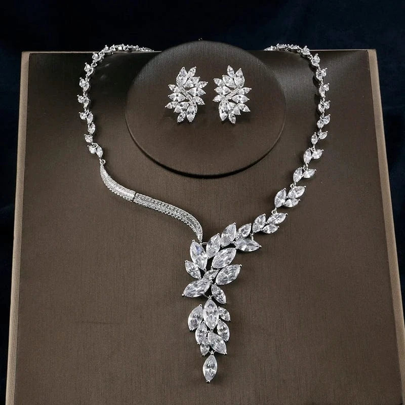 Adjustable open ring / SP003-Clear Stone RAKOL SP168 Indian Jewelry Set 18k Gold Plated Zirconia Jewelry Set 925 Sterling Silver Luxury Wedding Jewelry sets For women