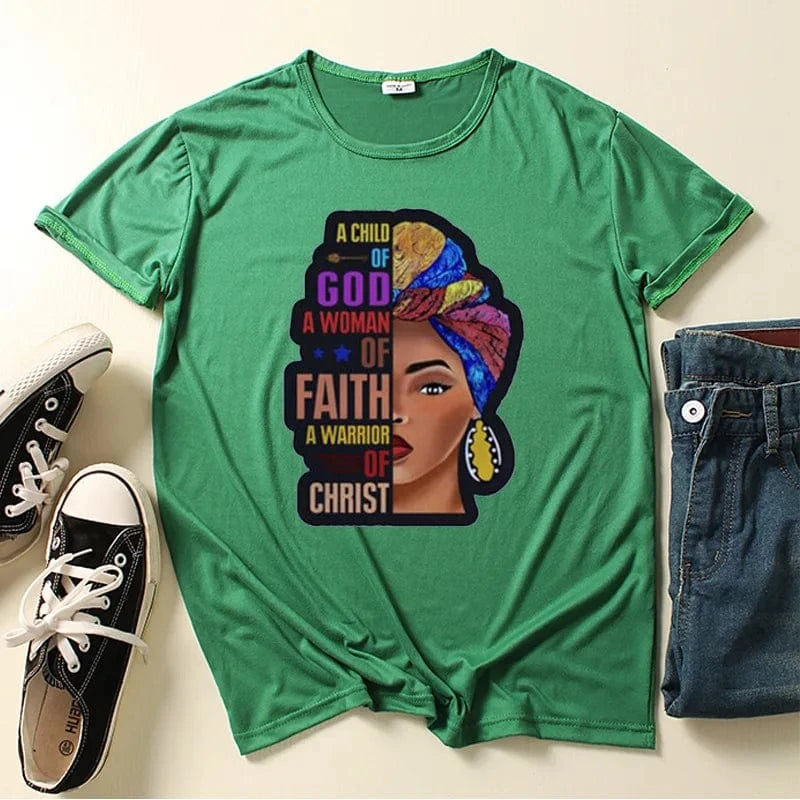African Black Girl Tee – Personalized Women's T-Shirt