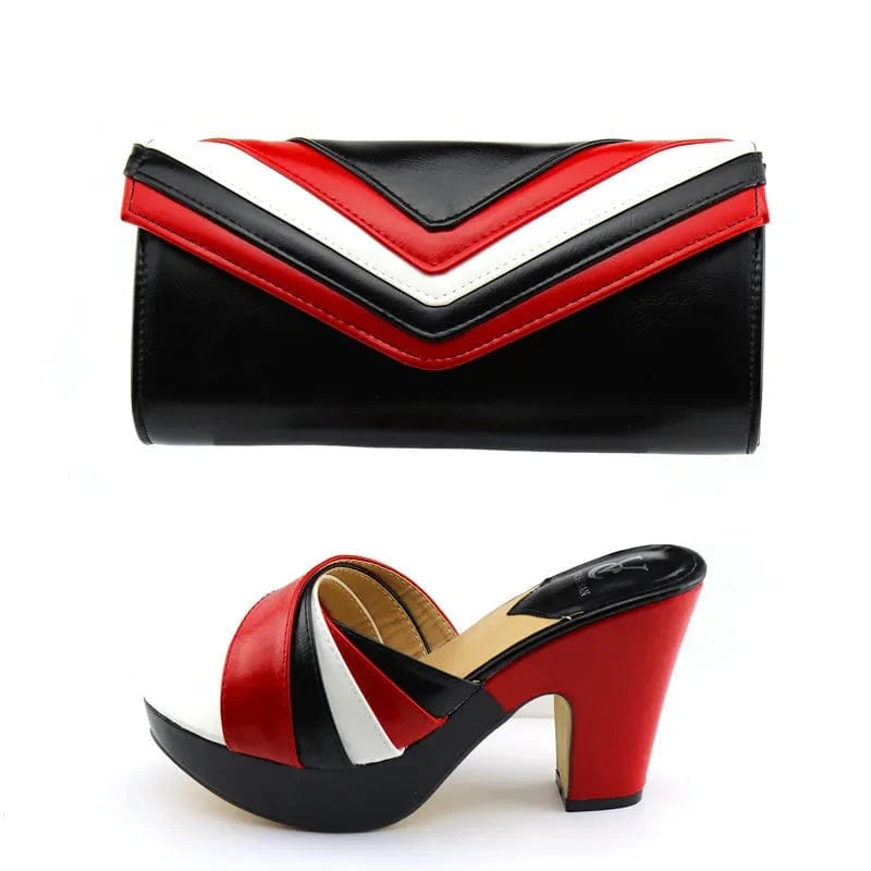 African Nigerian Turkey Italian Ladies Fashion Bags With Shoes With Bag Women for Party Women'S Bag Set