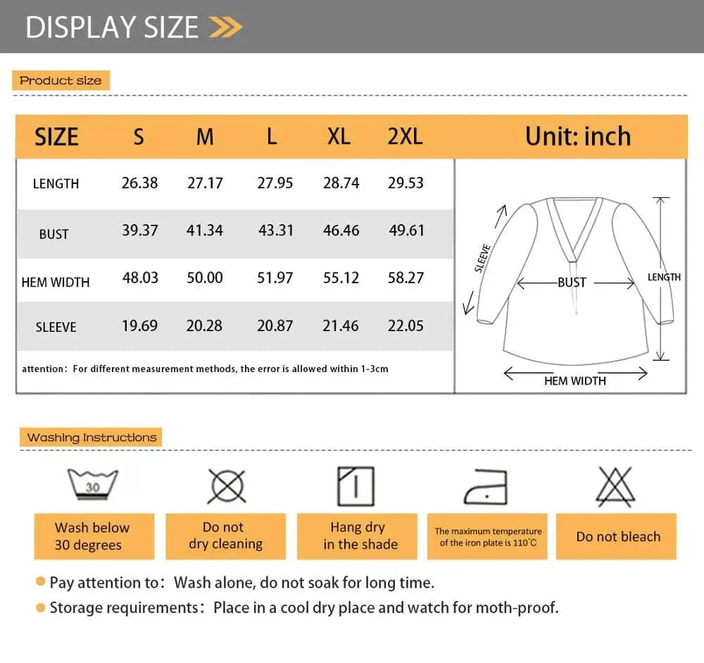 Afro Dashiki Adinkra Kente Pattern Long Sleeve V-Neck Chiffon Top