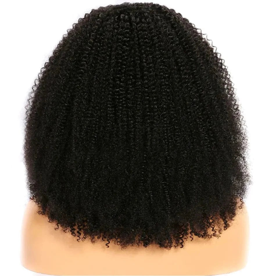 Afro Kinky Wigs brazilian Remy 150 Density Pre Plucked Lace kinky curly Wig 13x4 Lace Front Human Hair Wigs For Black Women