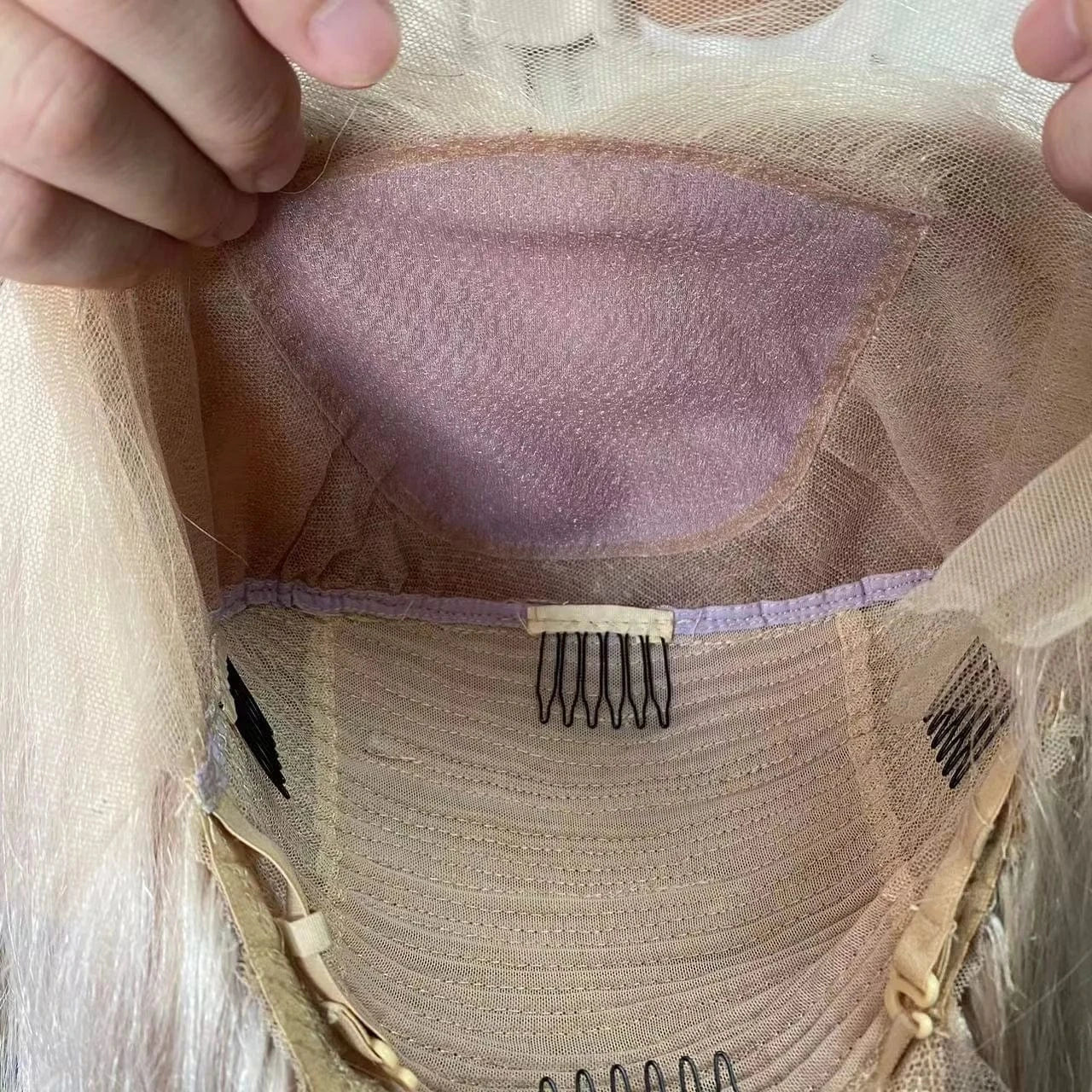 Amara ren hot selling 60 colored human hair wigs hand tied human hair wig with silk top 100% human hair straight 14a