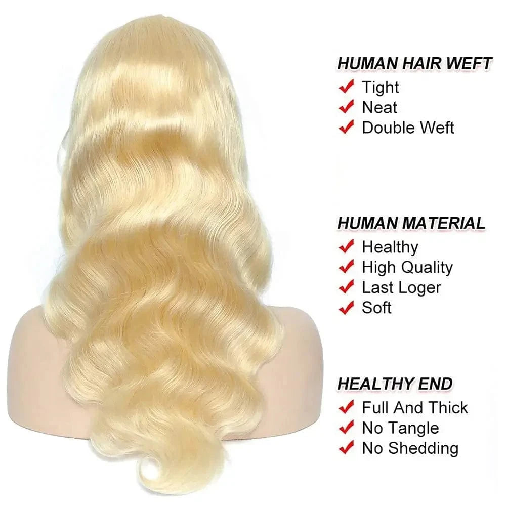Amara sale 30 inch blonde 13*4 lace front wig top quality 613 lace frontal wholesale 100%human hair for woman fast ship in stock