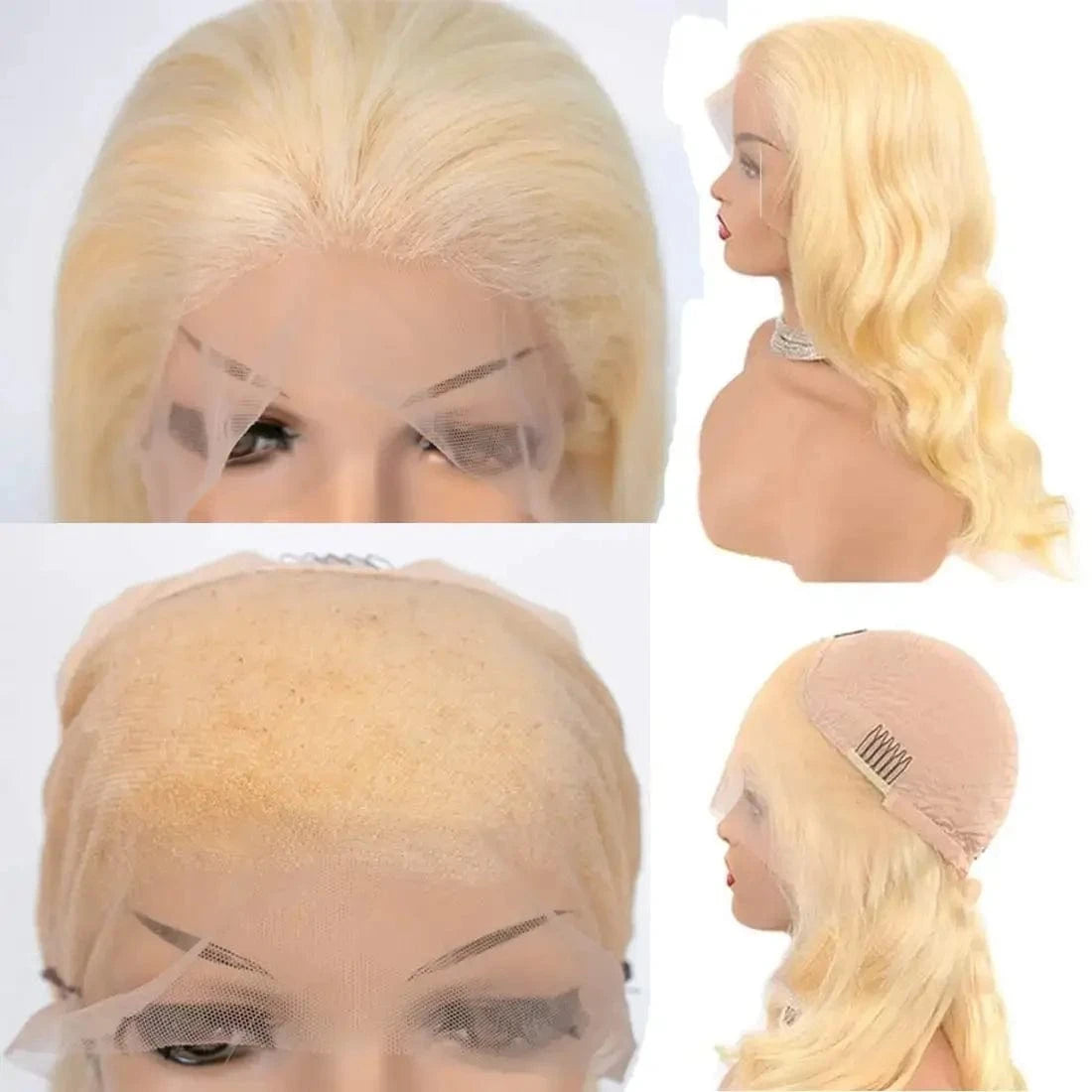 Amara sale 30 inch blonde 13*4 lace front wig top quality 613 lace frontal wholesale 100%human hair for woman fast ship in stock