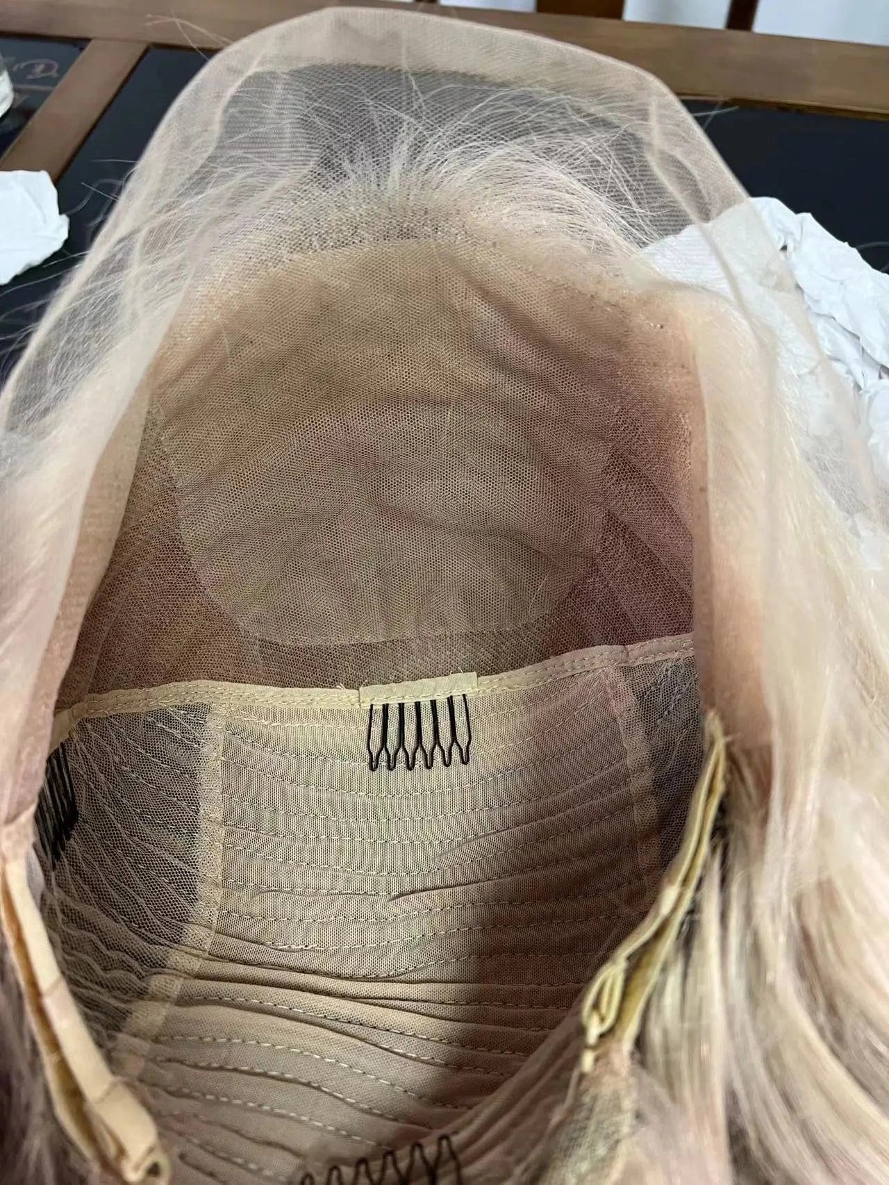Amara supplier Special ash blonde human hair wig 13*4 lace frontal gold blonde Colored HD lace virgin hair wig on hand fast ship