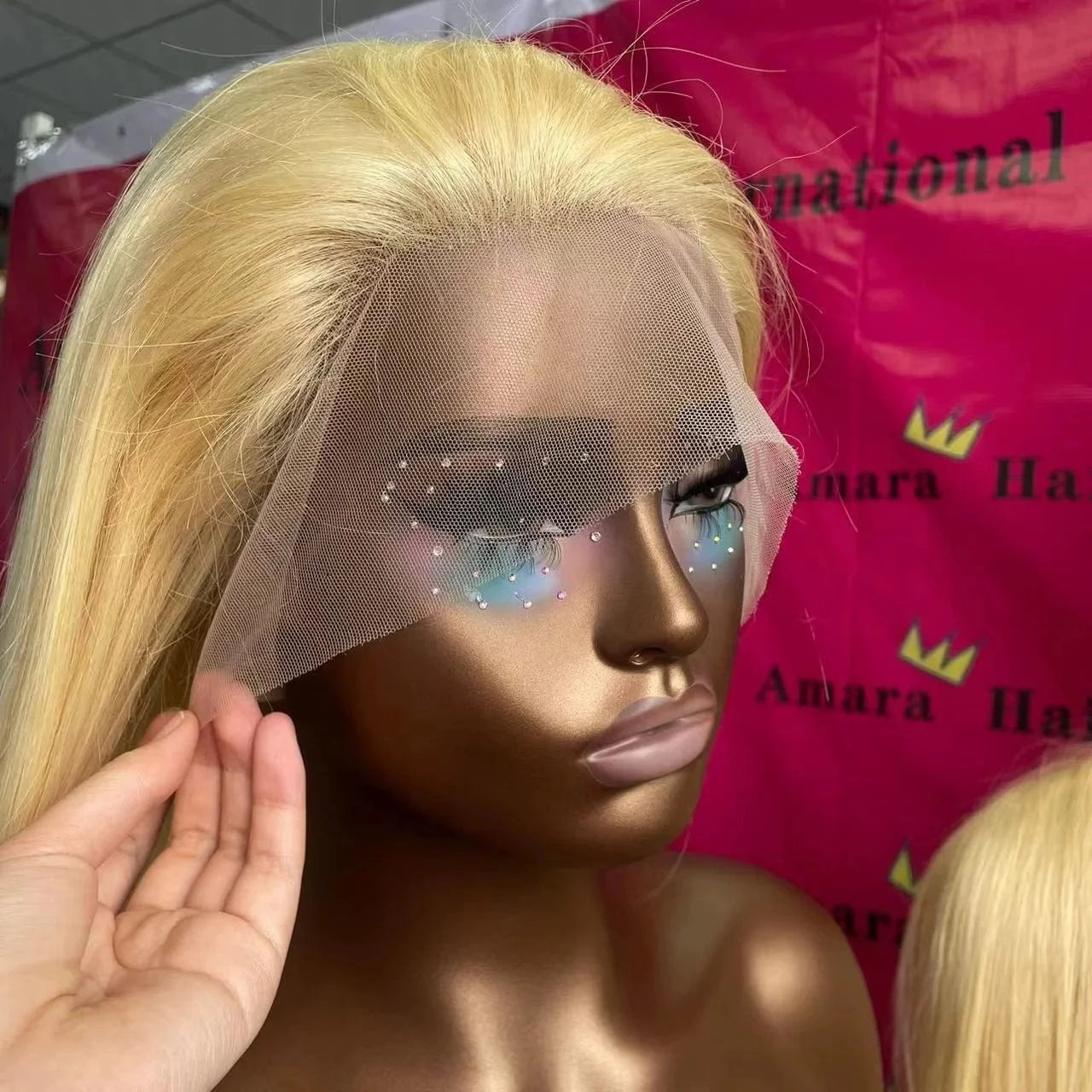 Amara wholesale 613 full lace wig with baby hair full lace wigs for braided wig making human hair