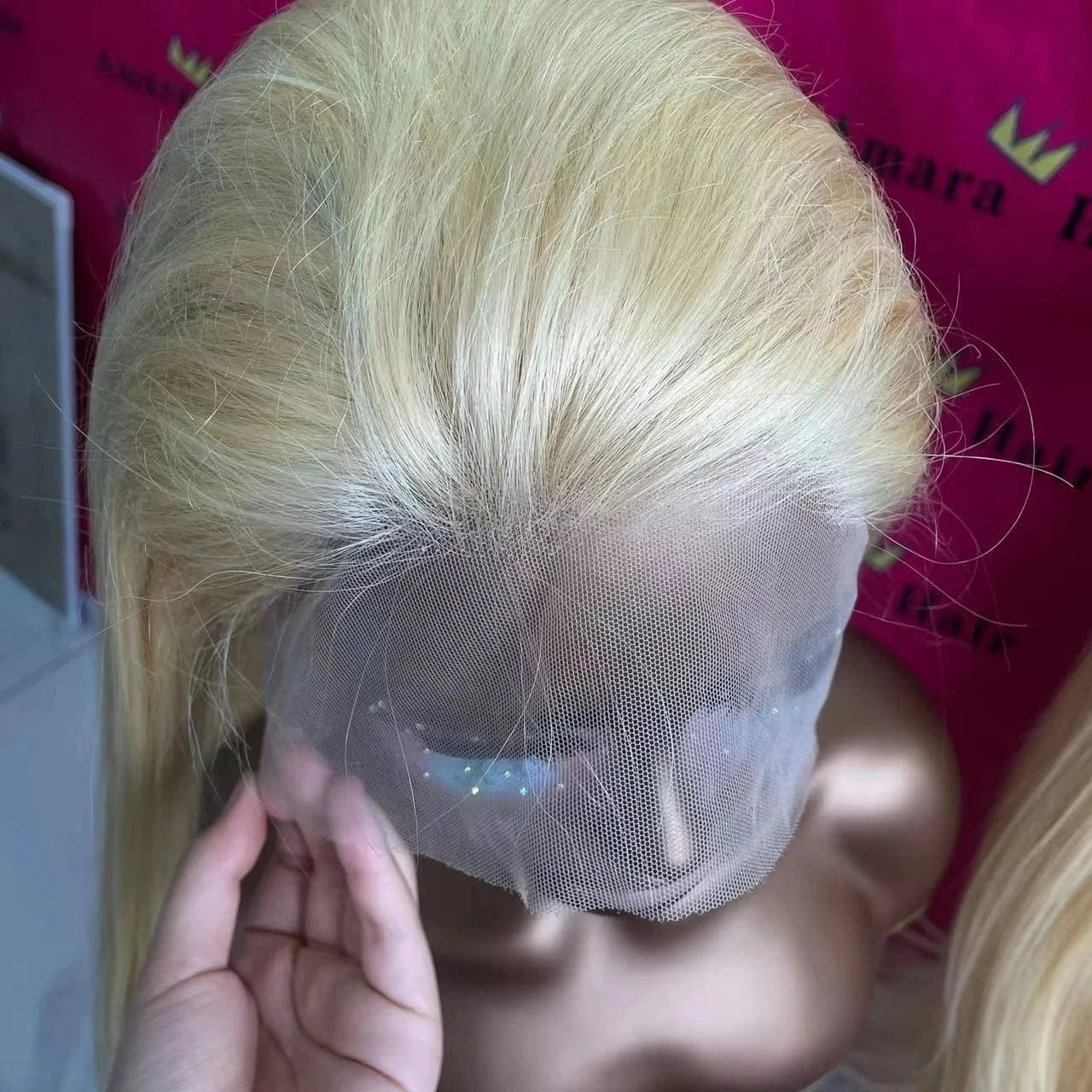 Amara wholesale 613 full lace wig with baby hair full lace wigs for braided wig making human hair