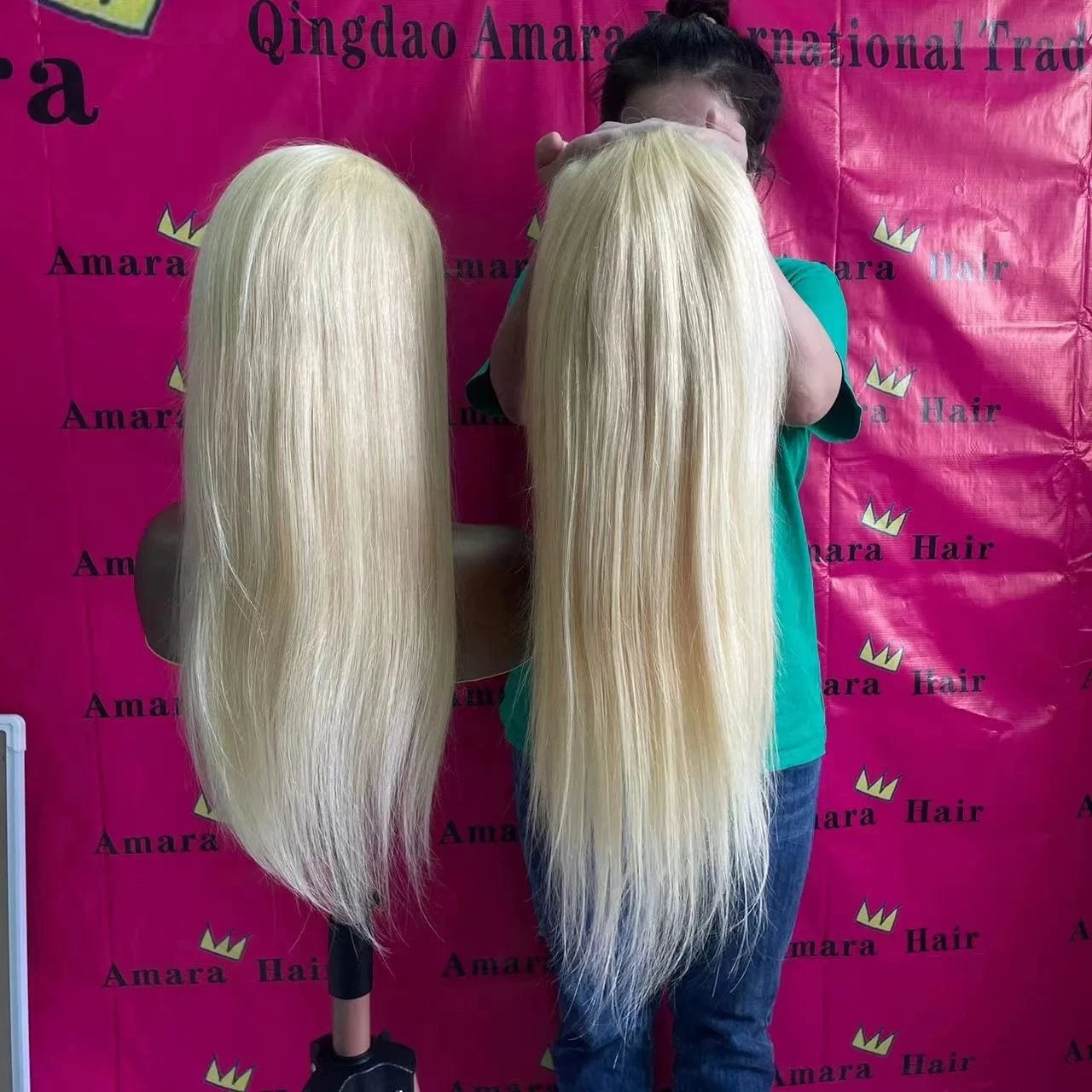 Amara wholesale 613 full lace wig with baby hair full lace wigs for braided wig making human hair