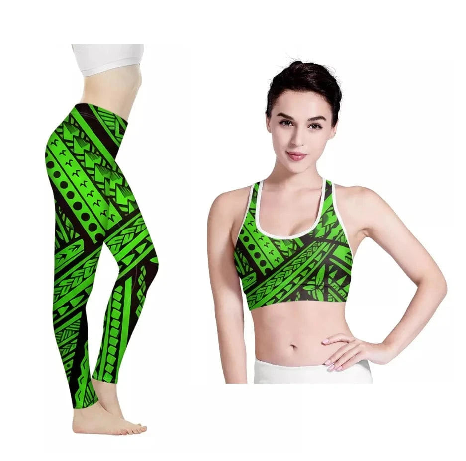 Amazon Hot Hawaii Hibiscus Flowers Design Bra/Legging for Women 2022 Fashionable Yoga Sets Fitness Women Custom Print Yoga Set
