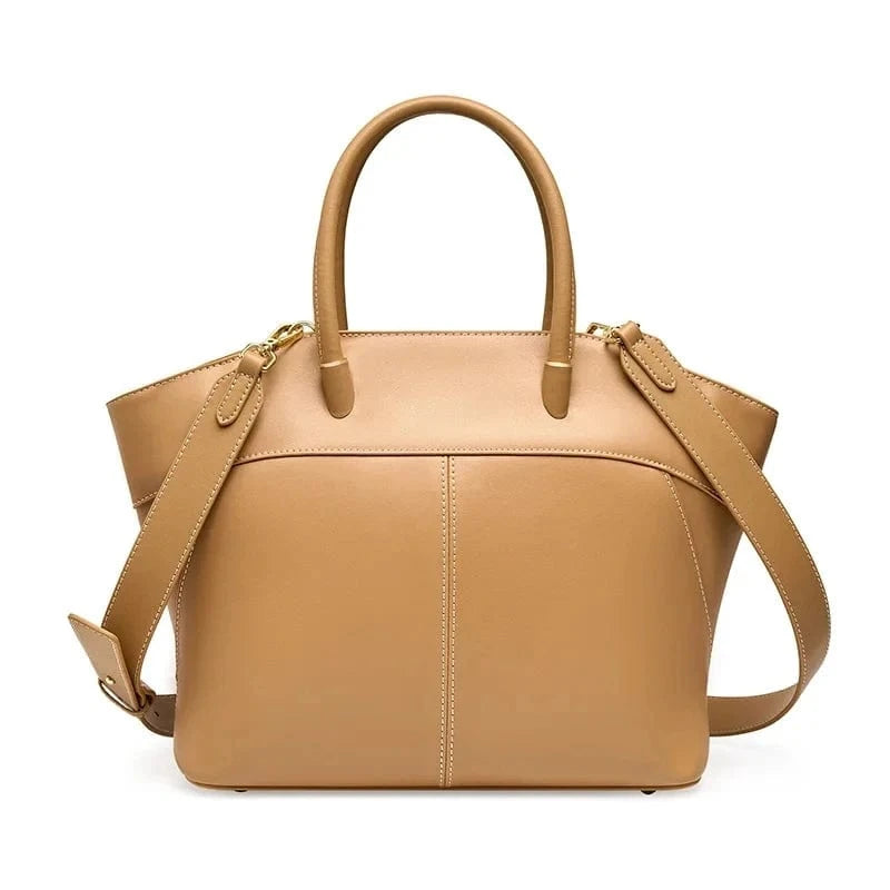 Apricot 2 Ways Large Capacity Womens Bags Adjustable Strap Bolsas Fashion Casual Vintage Handbags 2024 Office Lady Top-Handle Bags