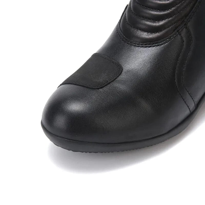 ARCX Women Shoes Sneakers Knee-High Motocross Motorcycle Microfiber Leather Ankle Boots Retro Martin Boots Booties