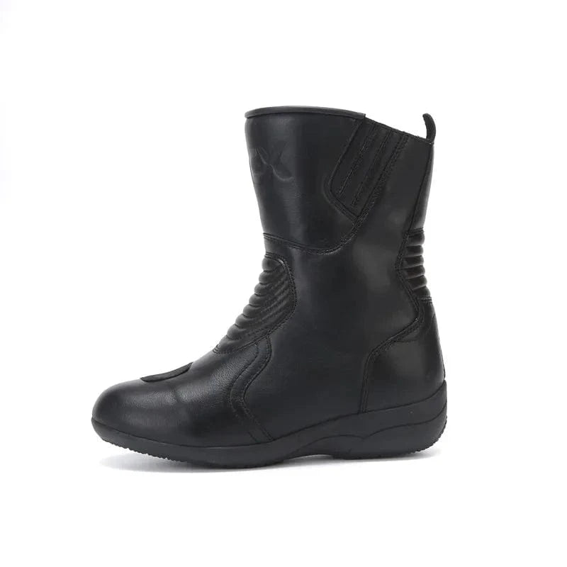 ARCX Women Shoes Sneakers Knee-High Motocross Motorcycle Microfiber Leather Ankle Boots Retro Martin Boots Booties