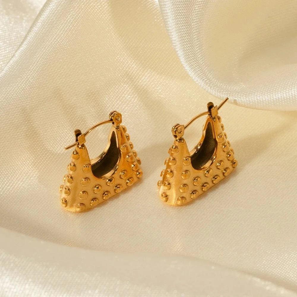as picture / 1 Women luxury 18k french stainless steel handbag earrings fashion jewelry earrings