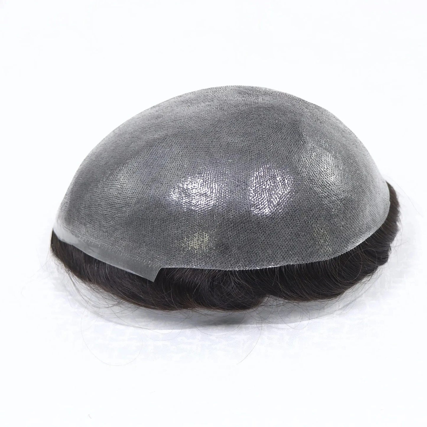 Asian Korea Male Hair Capillary Prosthesis V Loop Natural 100% Human Hair Wig Thin Skin Toupee