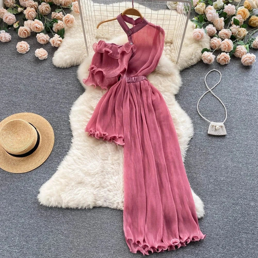 Asymmetrical ANSZKTN ANSZKTN Style Sexy Mature Elegant Ruffle Strapless Dress For Women