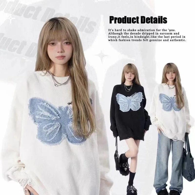 Autumn new arrival of high-quality fashion women's crew-neck long-sleeved plus size cute printed knitwear
