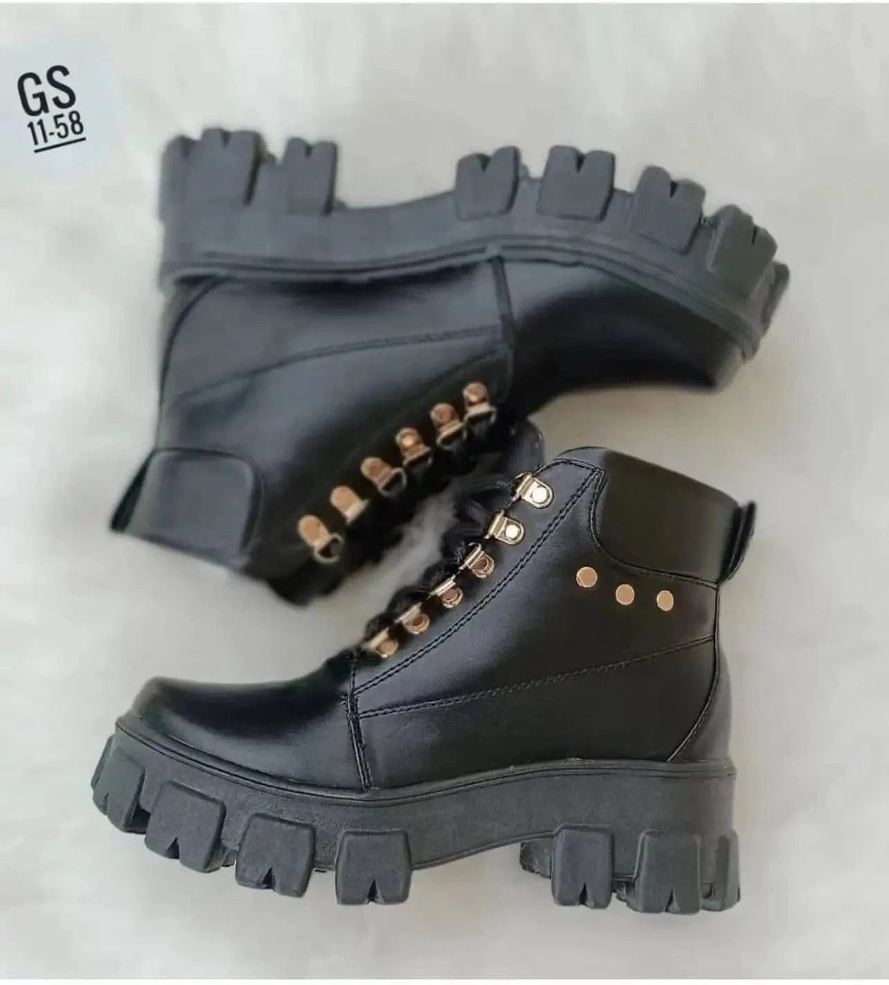 Autumn new large size foreign trade women's shoes tube front lace up casual fashion ankle boot