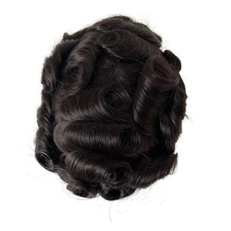 Available 100% Human Virgin Hair Toupee Wig High Density Men Extensions Lace Front Stock
