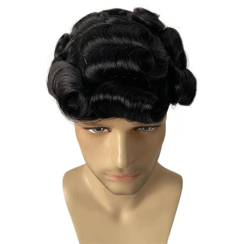 Available 100% Human Virgin Hair Toupee Wig High Density Men Extensions Lace Front Stock