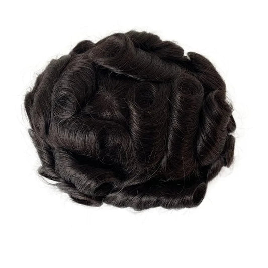 Available 100% Human Virgin Hair Toupee Wig High Density Men Extensions Lace Front Stock