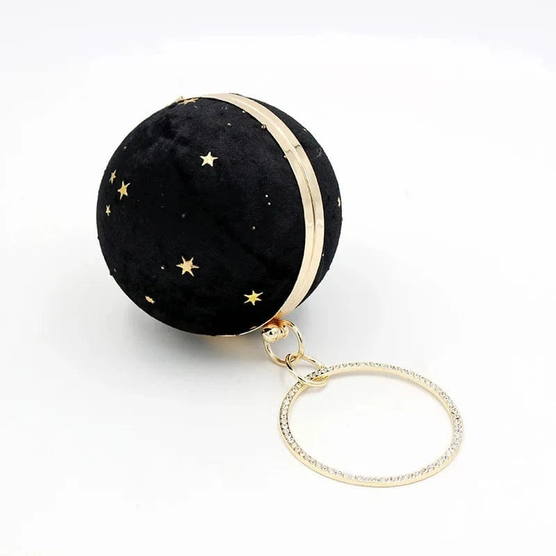 B Women Prom Round Clutch Evening Bag Most Popular Luxury for Lady Single Accept Customized Logo Handmade Famous Designer Velvet