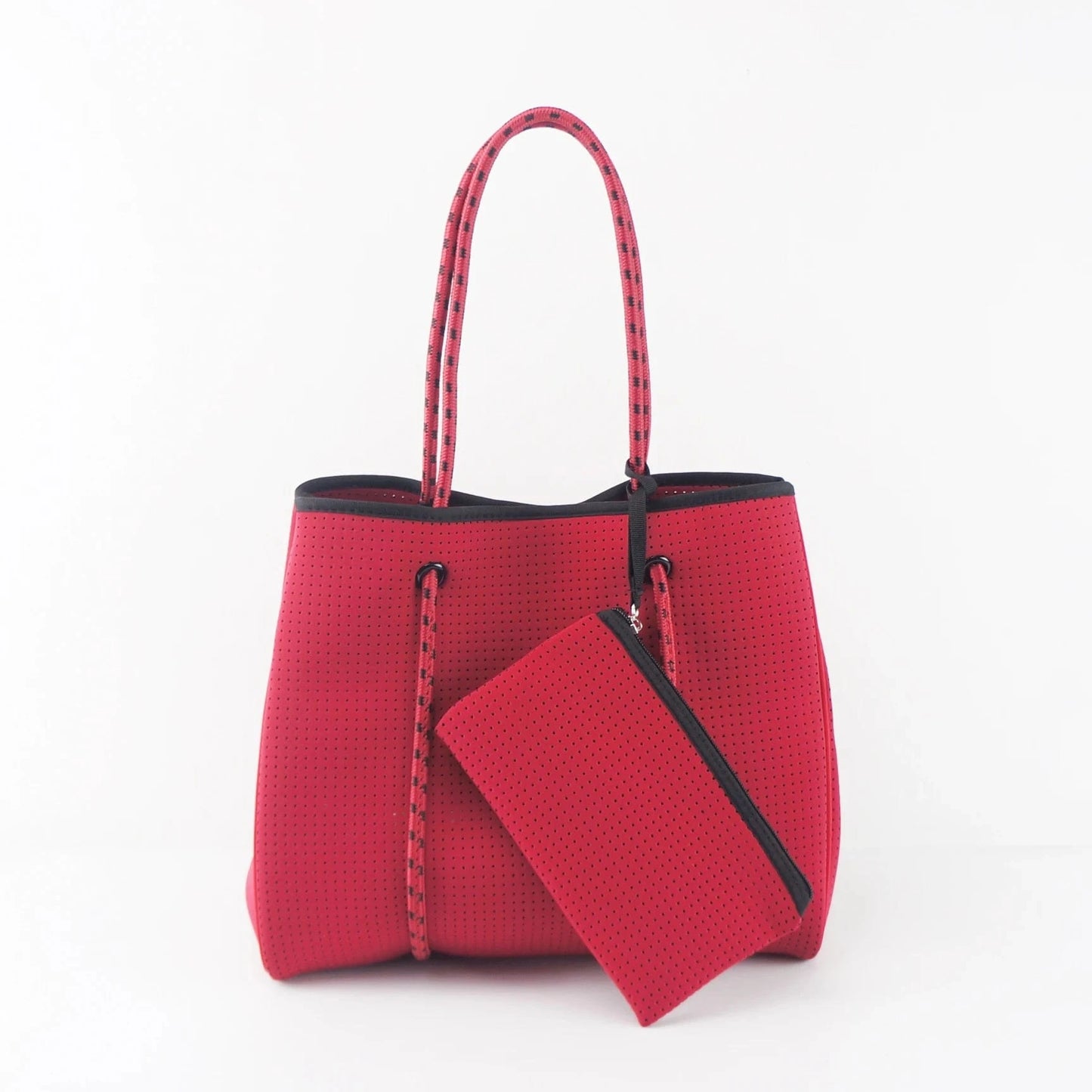 Beach Bag Hot Selling Fashion Durable Perforated Designer Neoprene Bag Wholesale Neoprene Bags Women Handbags Ladies