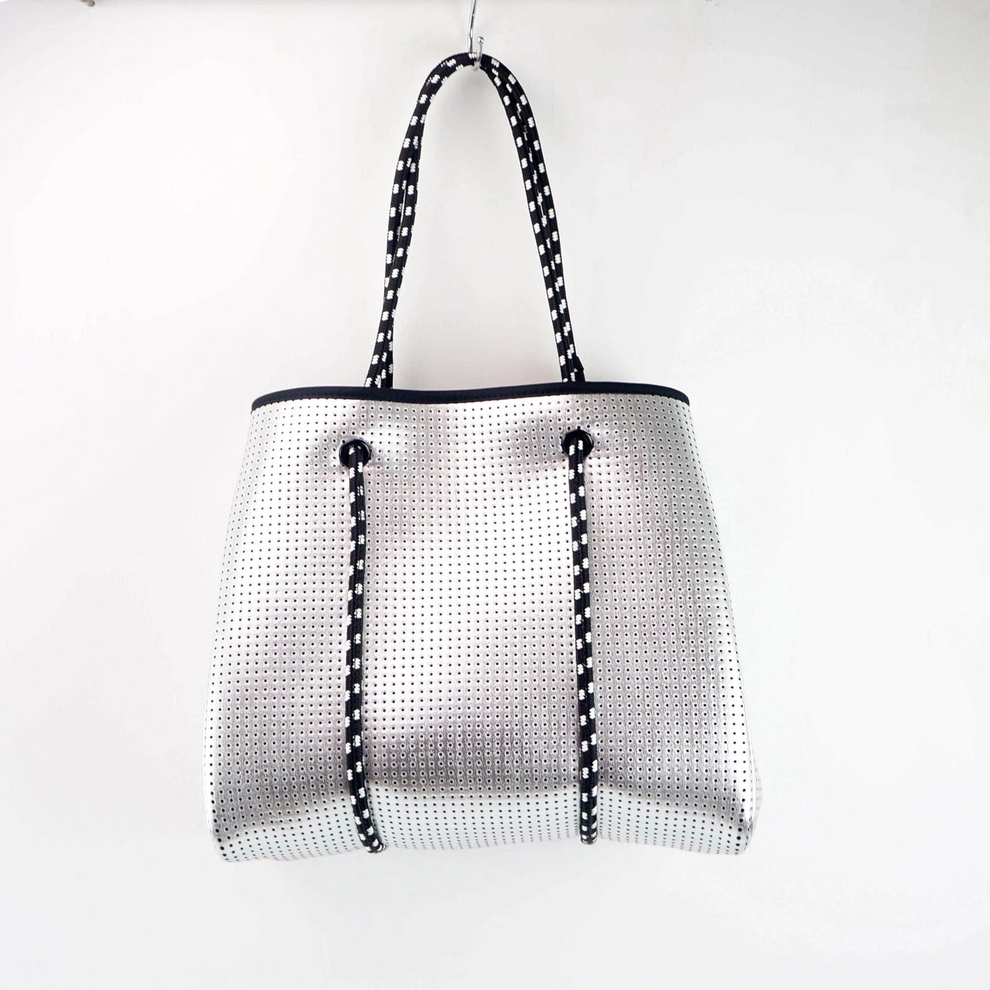 Beach Bag Hot Selling Fashion Durable Perforated Designer Neoprene Bag Wholesale Neoprene Bags Women Handbags Ladies