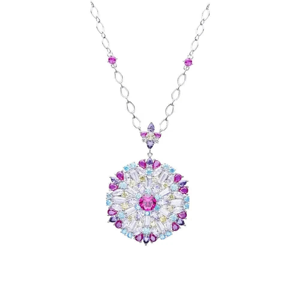 Beautiful Chinese Style Necklace With Zircon Mom Necklace Sterling Silver Customized Necklace Cham for Women Men Jewelry