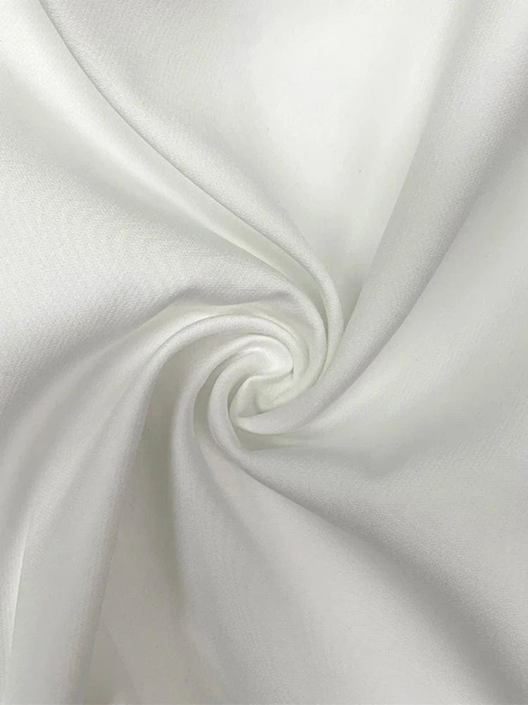 Beautyblue Striped Sports Pants Women Zipper Trousers Summer New White Patchwork High Waist Wide-leg Bottom Office Commute Pant