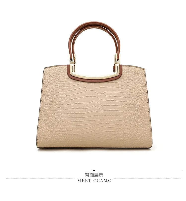Beige ARUBBIT Brand Luxury Sac A Main Crocodile Women Bags Handbags Luxury Shoulder Ladies Tote Hand Bags