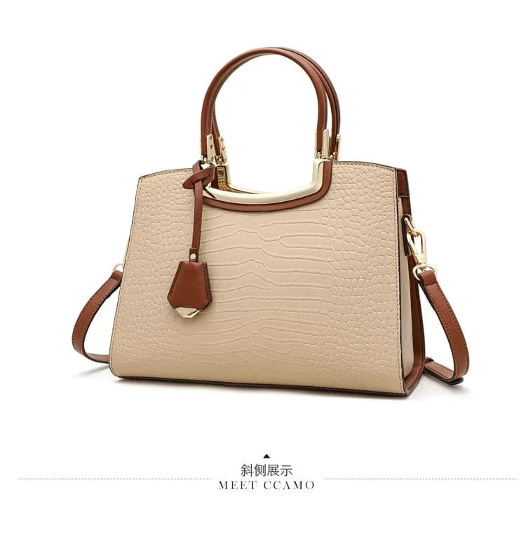 Beige ARUBBIT Brand Luxury Sac A Main Crocodile Women Bags Handbags Luxury Shoulder Ladies Tote Hand Bags