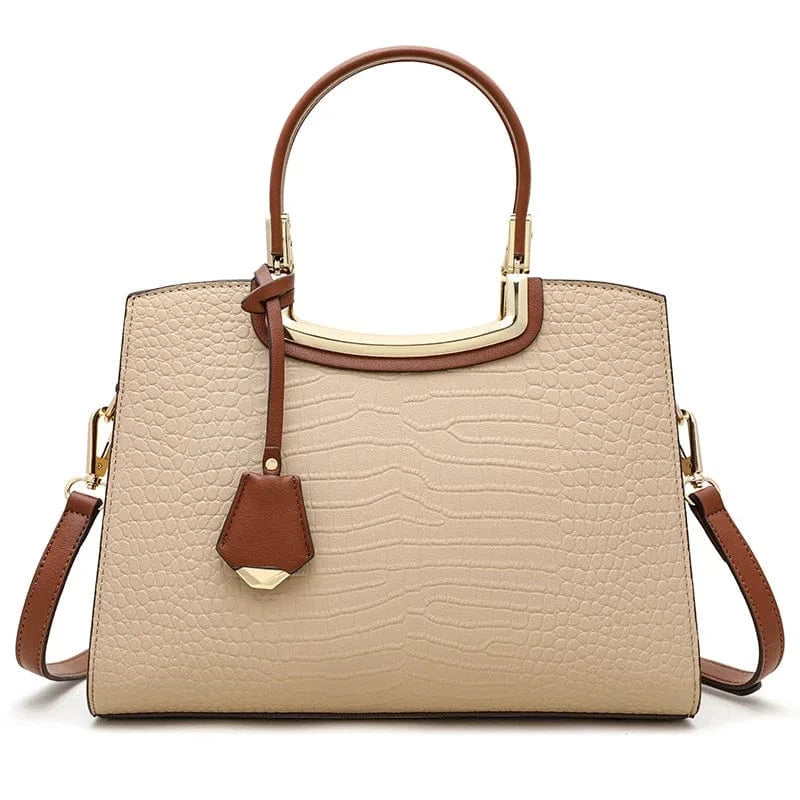 Beige ARUBBIT Brand Luxury Sac A Main Crocodile Women Bags Handbags Luxury Shoulder Ladies Tote Hand Bags