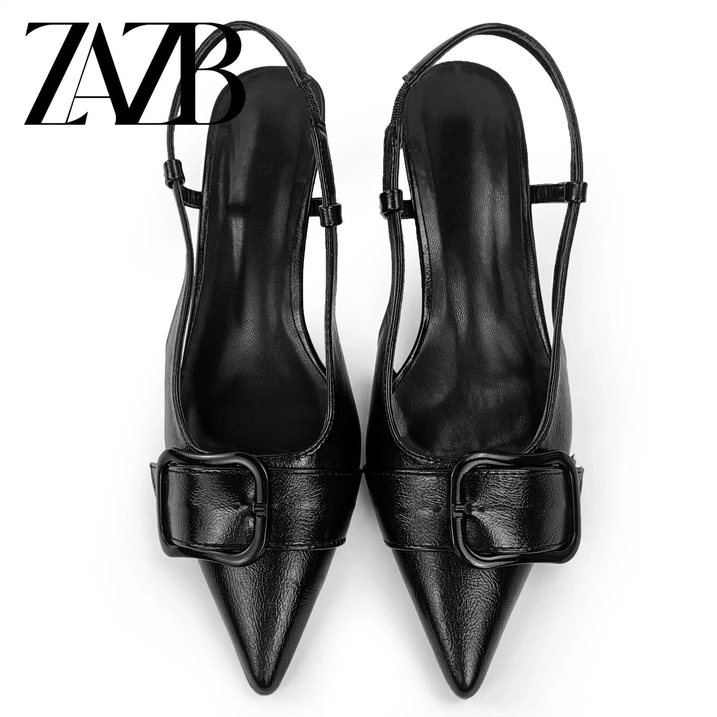 Belt buckle leather custom high heels shoes for women sandals and ladies shoes femmes chaussures pour wedding bride