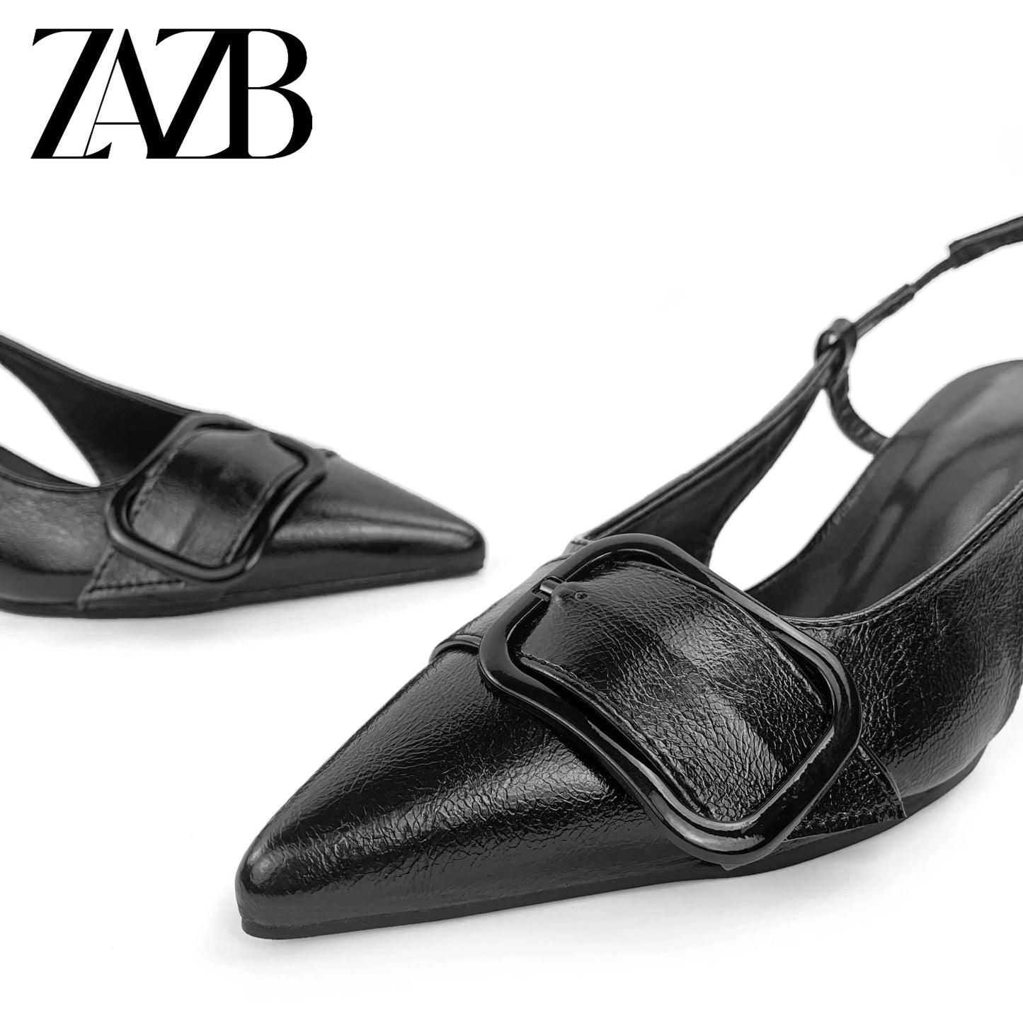 Belt buckle leather custom high heels shoes for women sandals and ladies shoes femmes chaussures pour wedding bride