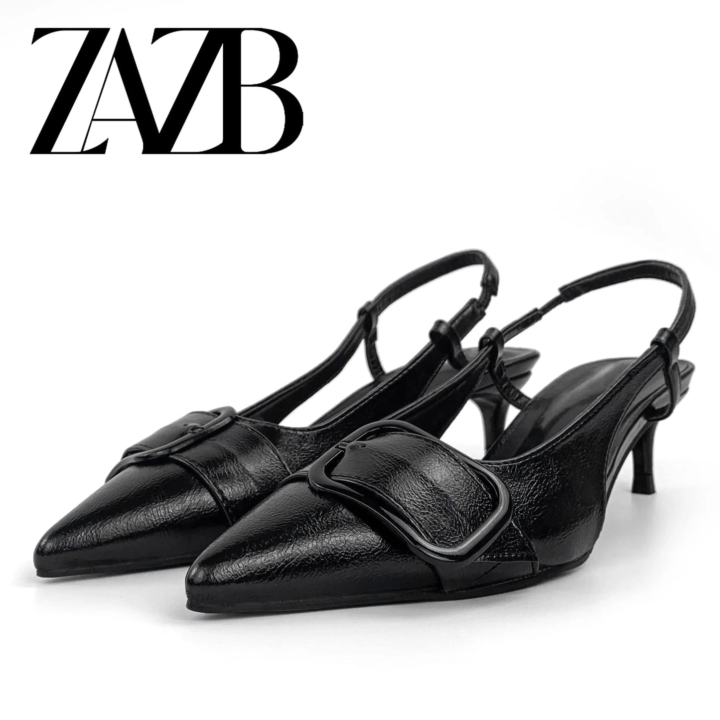 Belt buckle leather custom high heels shoes for women sandals and ladies shoes femmes chaussures pour wedding bride