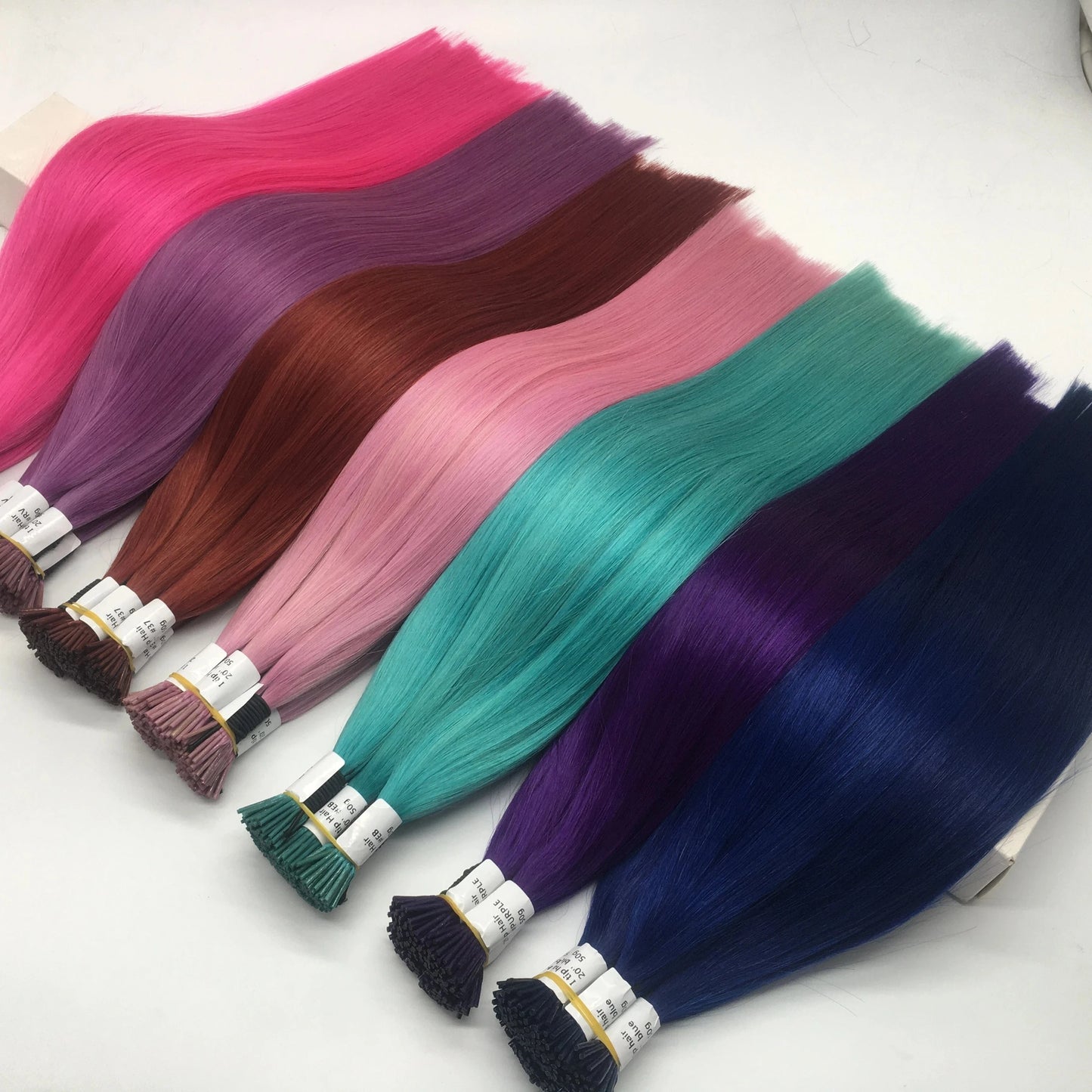 Best Italian keratin glue 100 virgin remy human hair aliexpress ombre color double drawn I tip hair extension wholesale