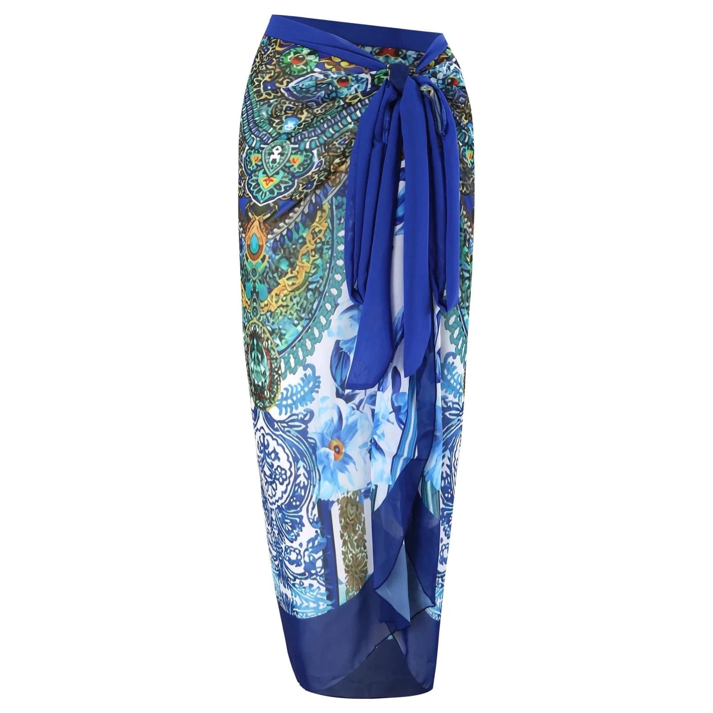 Bestway New Arrivals Big Flower Floral Printed Swimsuit with Beach Skirt Bathing Suit For Women Swimwear 2024 ready to ship OEM