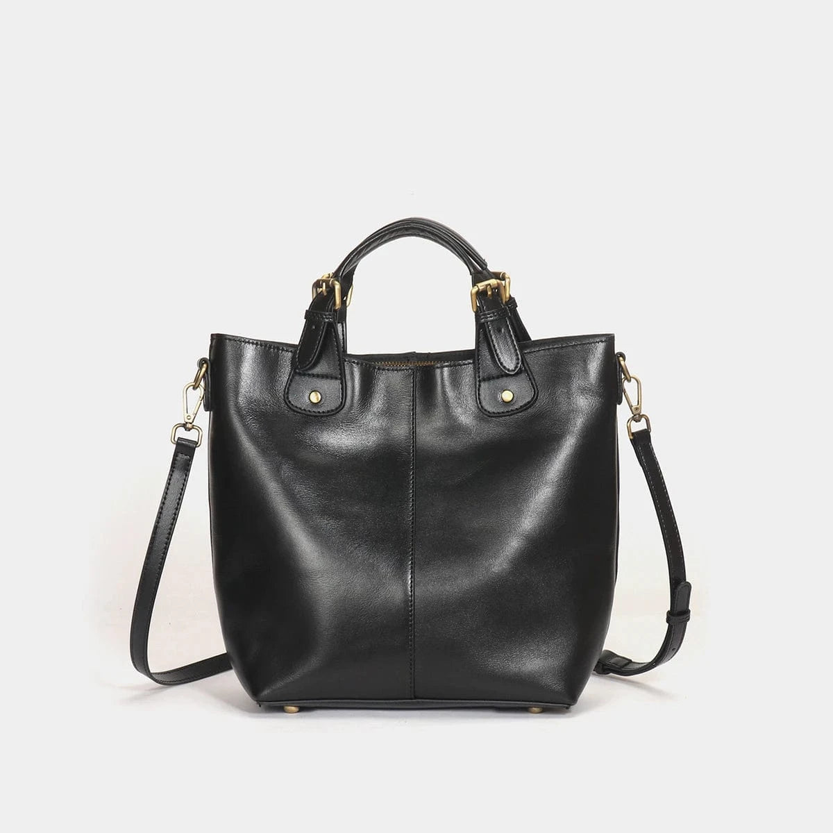 Black 2024 Designer Inspired Fashion Women Genuine Leather Cross Bag Women'S Bucket Shoulder Crossbody Bags Bulk Ladies Handbag