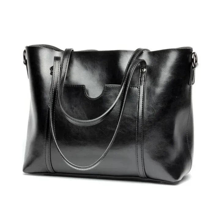 Black 2024 Manufacturers wholesale fashion women shoulder handbag purses lady leather bag