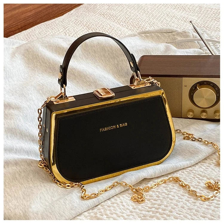 Black 2024 New arrivals fashion ladies evening clutch purse popular women box handbag