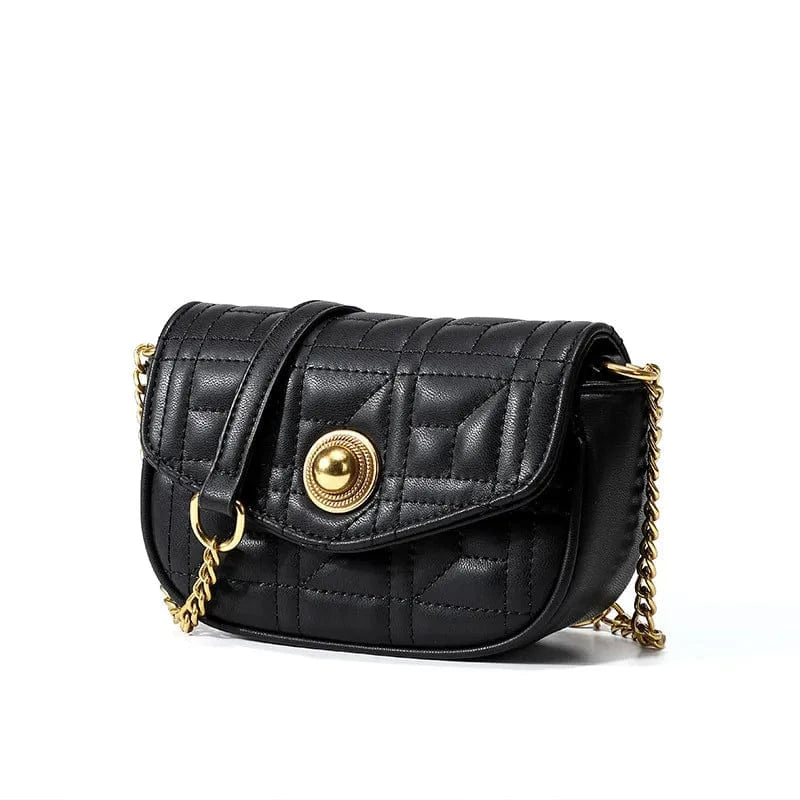 Black ARUBBIT Brand Drop Shipping Pu Leather Women Crossbody Bag With Chain