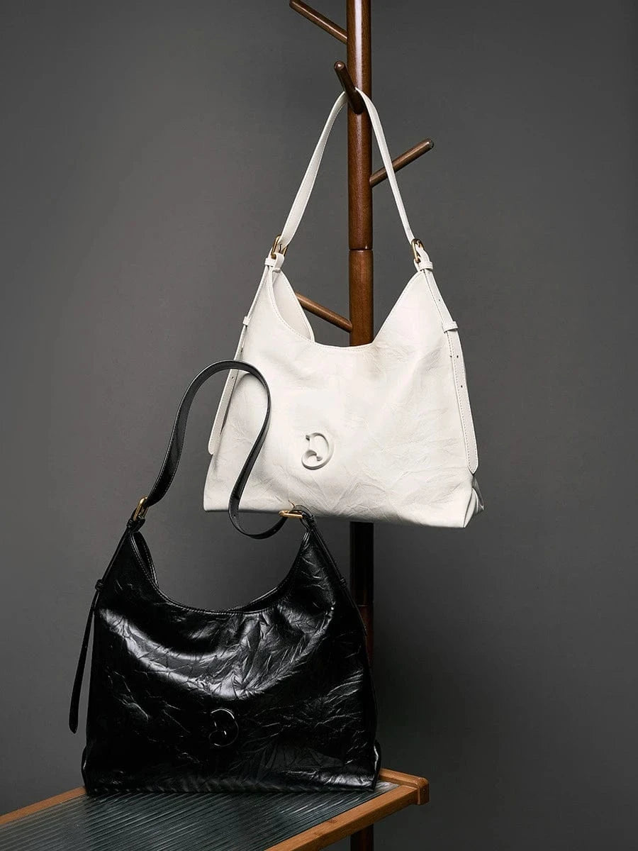 Black Customisable Fashion Large Size Capacity Ladies Shoulder Crossbody Hand Tote Bags Oversized Women'S Causal Hobo Bag For Women