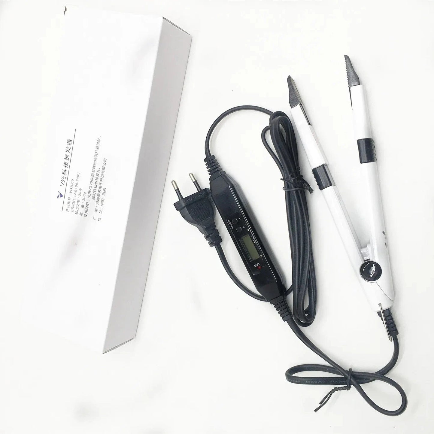 Black Factory Human Hair Extension machine Keratin Wigs Tape Hair Extension Tools v light hair machine