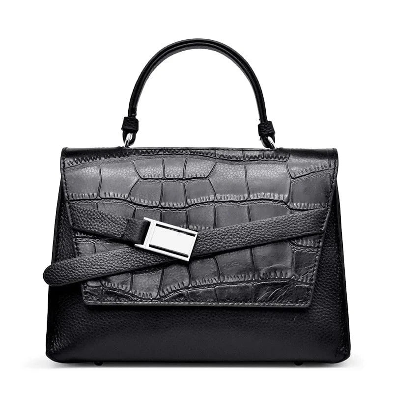 Black / L 2ndr Brand Drop Shipping Luxury Ladies Genuine Leather Designer Woman Handbags