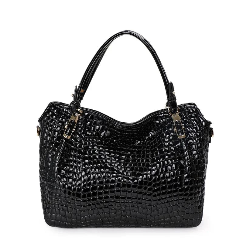 Black / L 2ndr Branded Luxury Large Genuine Leather Handbags 2023 for Women Luxury Free Shipp China