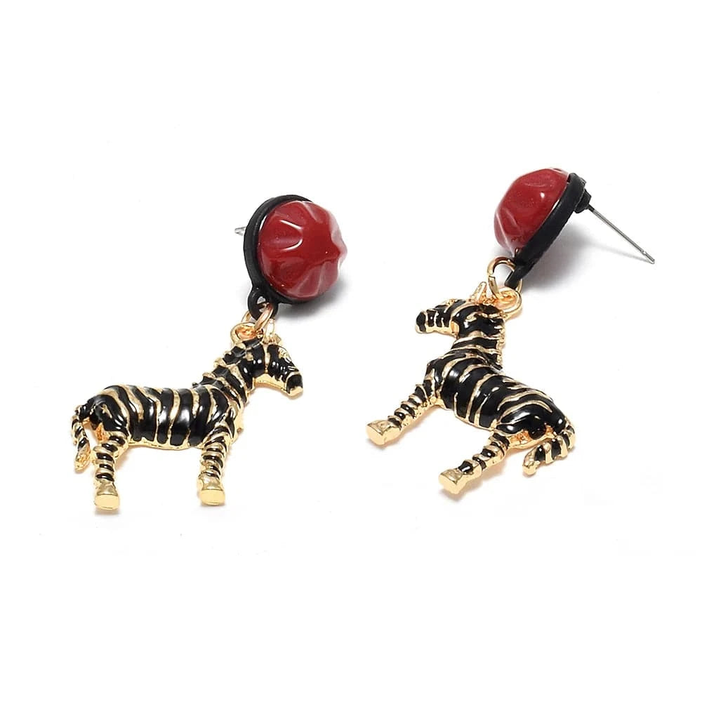 Black New Animal Earring Fashionable Popular Drop Earrings Exquisite Jewelry Elegant Women's Accessories
