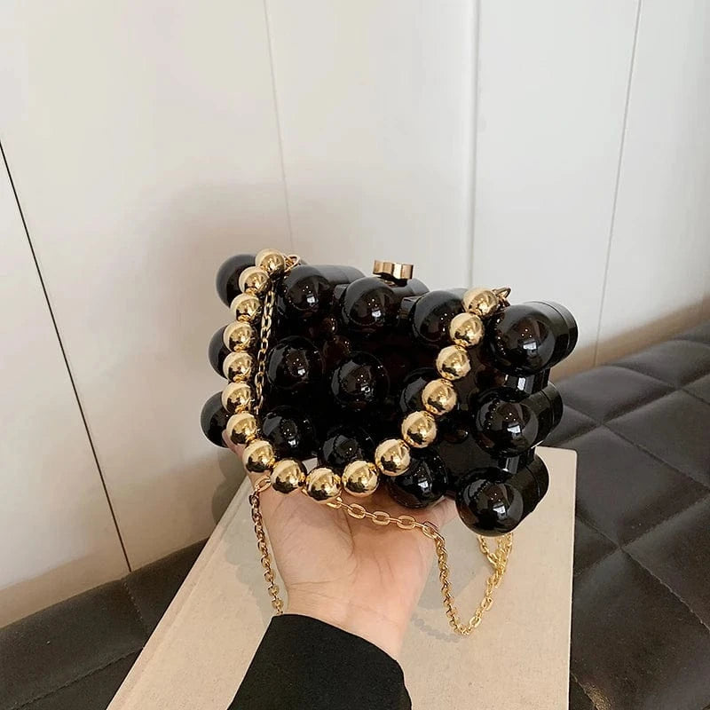 Black New Fashion women Handbags pvc hand square box Light Lady Tote Bags Lady Design Purses For Females