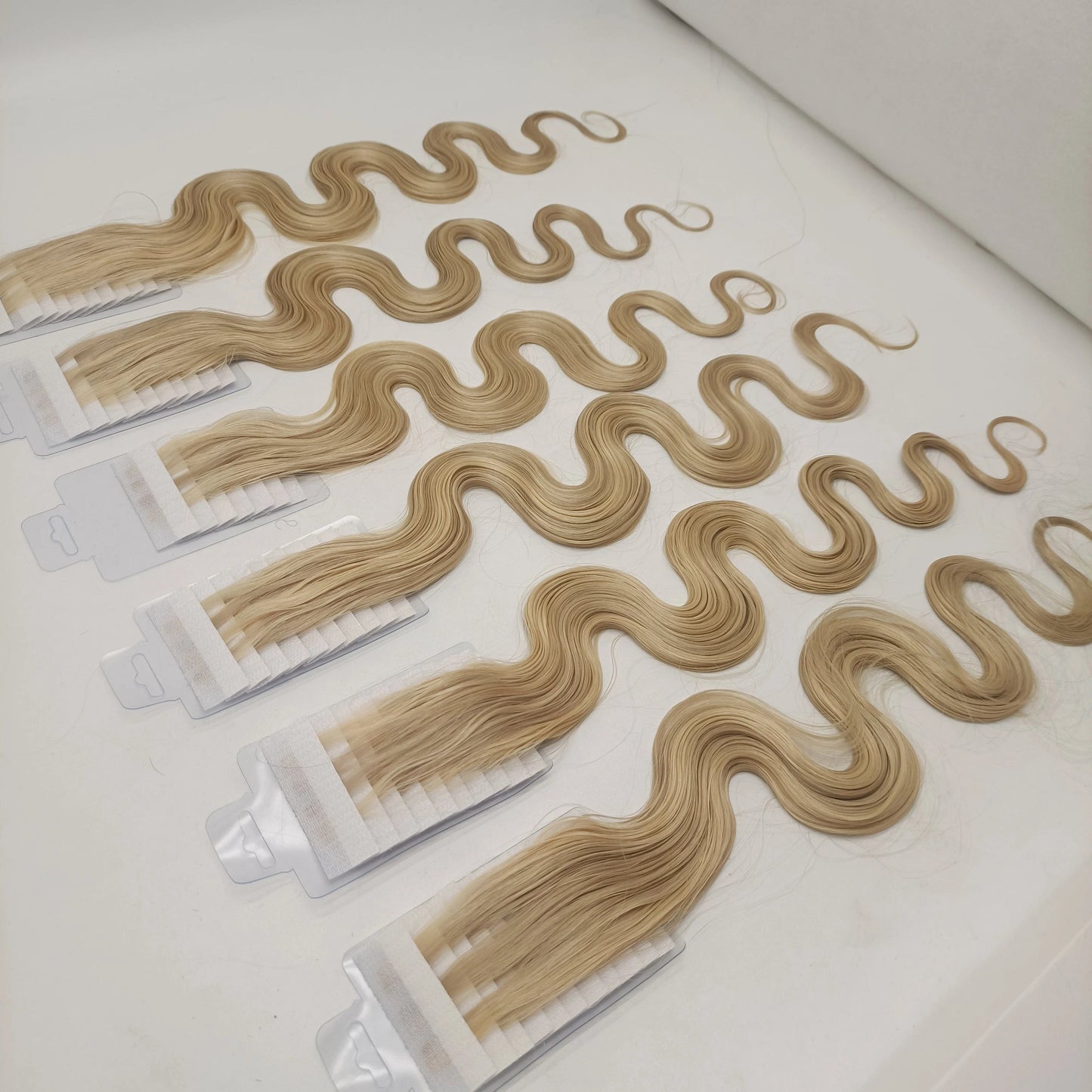 Black Newest Body wave hair extension v light mini tape in hair 100% human chinese hair extension tools use